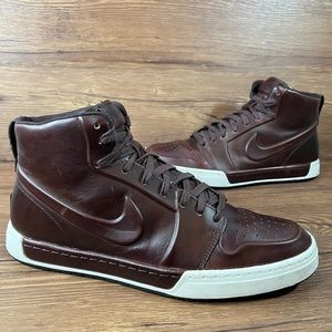 Nike Air Royal Mid VT Baroque Brown Leather High Top Sneakers Men’s Size 9